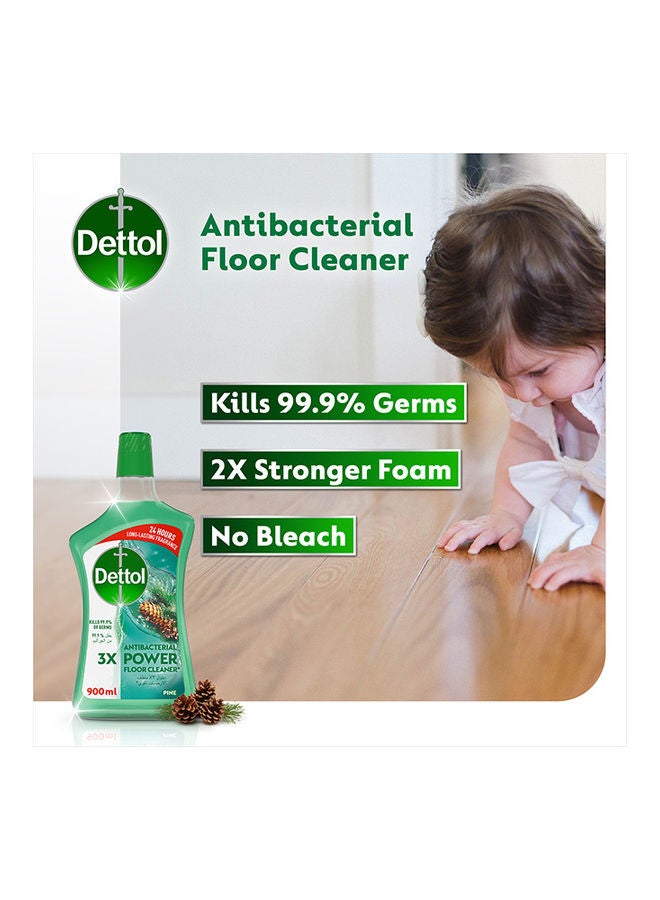 Dettol Pine Antibacterial Floor Cleaner Pack Of 2 900ml - Image 2