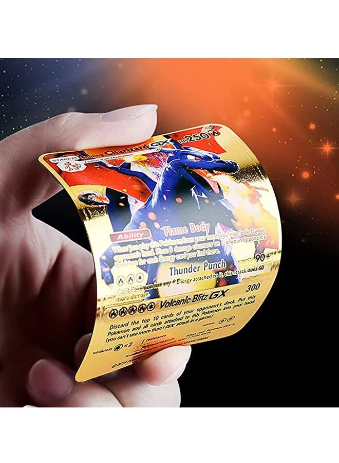 55-Piece Gold Cards Packs Vmax DX GX Rare Golden Cards Best Gift For Collectors And Kids  - Image 5