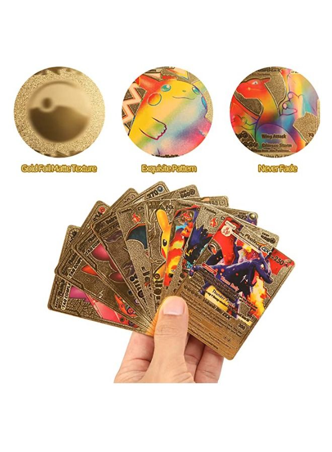 55-Piece Gold Cards Packs Vmax DX GX Rare Golden Cards Best Gift For Collectors And Kids  - Image 4
