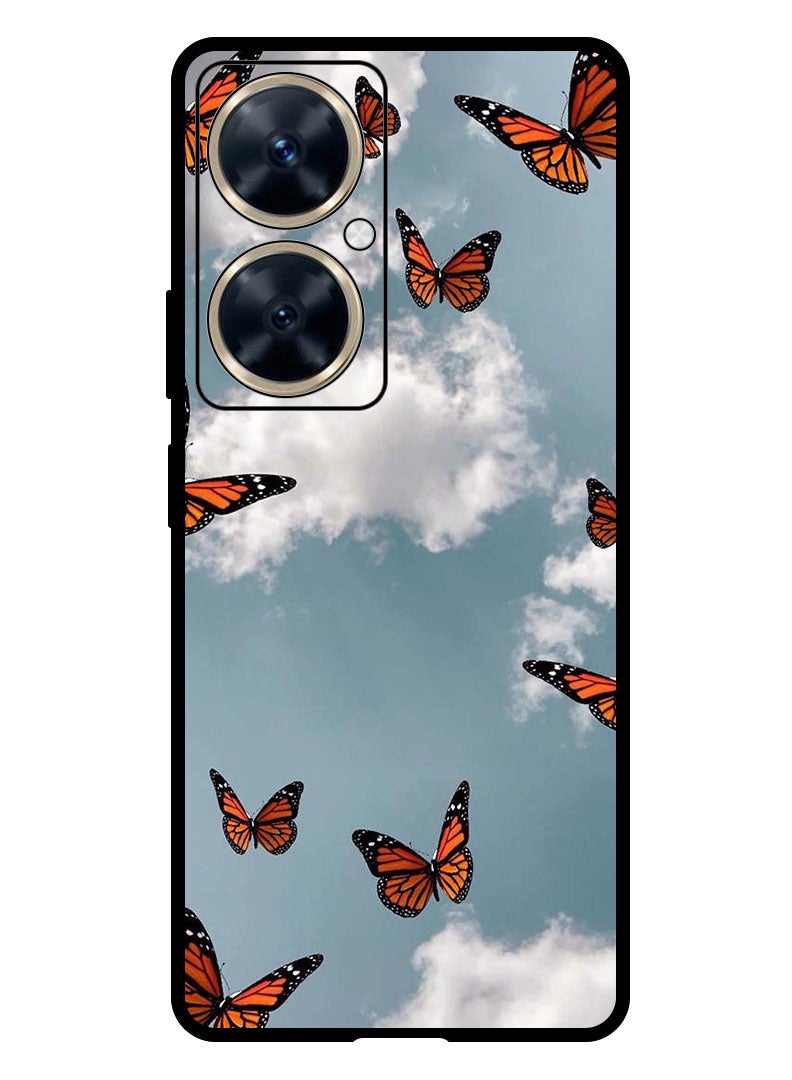 Theodor Protective Case Anti Scratch Shock Proof Bumper Cover For Huawei Nova 11i Butterfies - Image 1