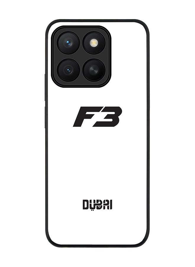 Stylizedd For Honor X8c Case,Slim fit Camera Protection, Shockproof Thin Phone cover  -  Faz3 Dubai White