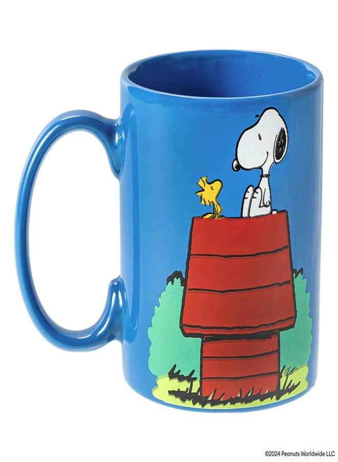 Uncanny Brands Peanuts Single Cup Coffee Maker Gift Set with 2 Mugs - Image 4