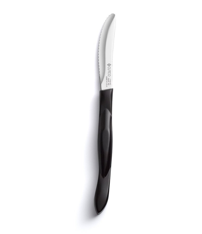 CUTCO Model 1759 Table Knife with DoubleD DD serrated edge in Sealed Plastic Bag with 34 High Carbon Stainless blade and 5 Classic Dark Brown handle often called Black