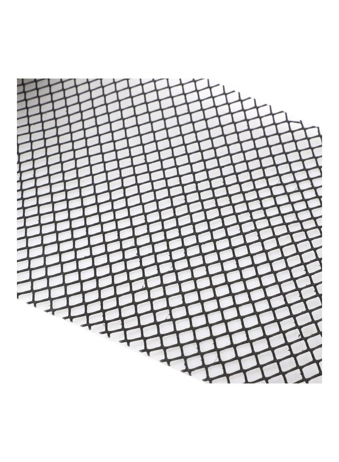 NIBEMINENT 11-Piece Gutter Guard Mesh Net Leaves Protection Cover With Fixing Hooks Black  - Image 2