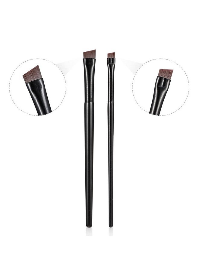 Etercycle Fine Angled Eyeliner Brushes, Eye Liner Brush, Ultra Thin Slanted Flat Angle For Beauty Cosmetic Tool - Image 2