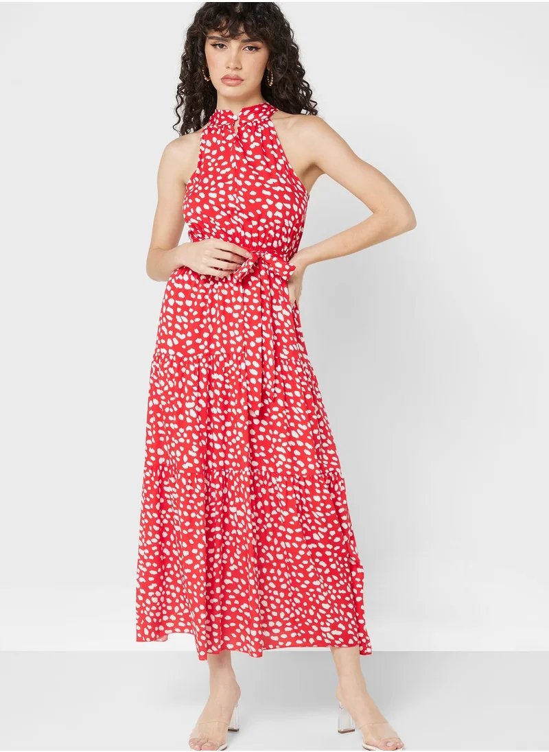 ELLA Sleeveless Printed Dress