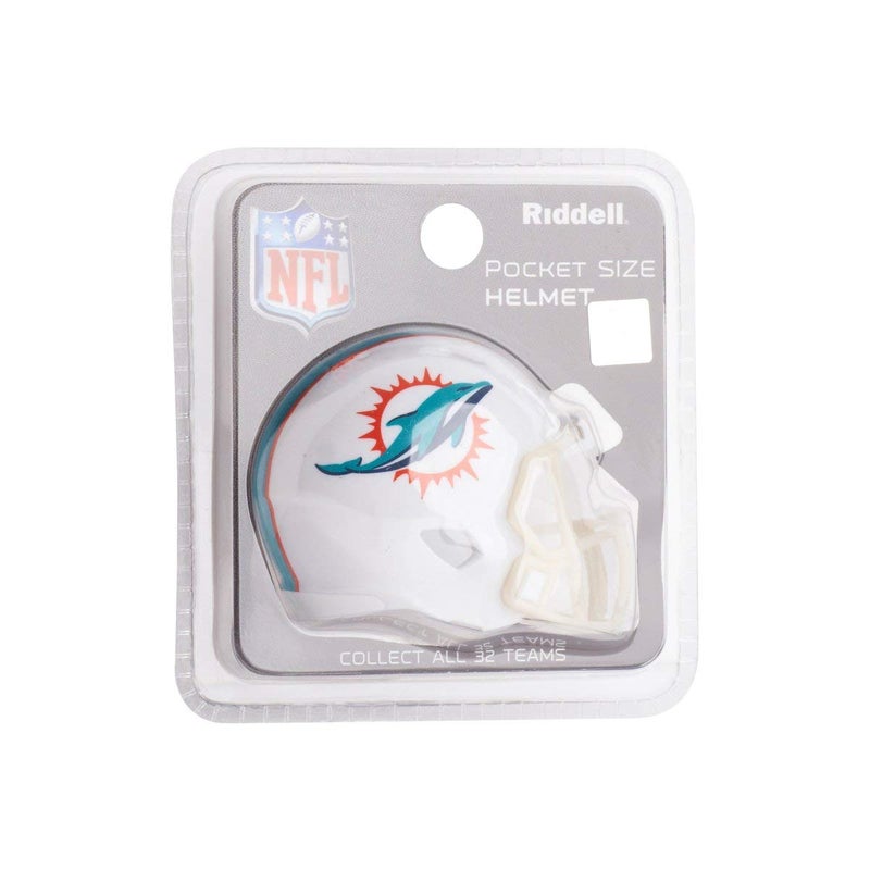 Riddell خوذة ريدل برو جيب سريعة لفريق ميامي دولفينز، ألوان الفريق، مقاس واحد - Image 3