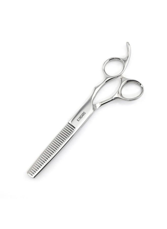 KINSARO Professional Hair Scissors 6 Inch Hair Thinning Shears Barber Scissors Sharp Hair Thinning Scissors 30 Teeth Barber Shears Hair Clippers 440C Shears - Image 4