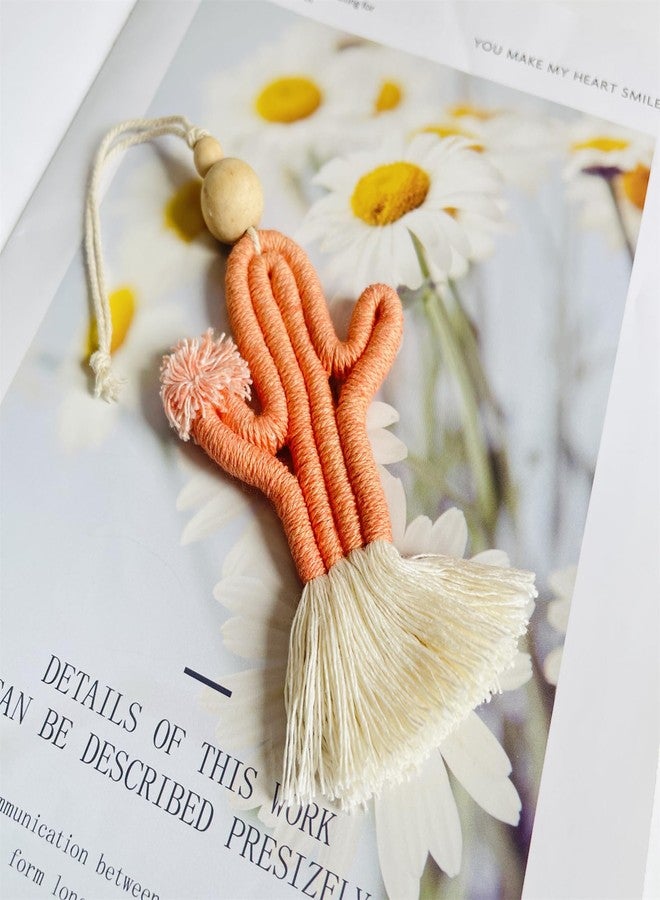 QTMY Orange Cactus Charms for Bogg Bag Accessories Rubber Beach Bag, Boho Purse Charms,31 - Image 3