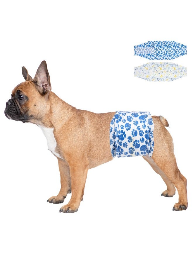 دونو حفاضات الكلاب الذكورية، أغطية الكلاب الذكورية التي تستخدم لمرة واحدة، 40 قطعة، حفاضات الكلاب، مؤشر البلل، أغطية بطن الكلاب المقاومة للتسرب، تقنية الجل سريعة الجفاف، حفاضات الجراء من أجل سلس البول المثير، مقاس صغير - Image 1