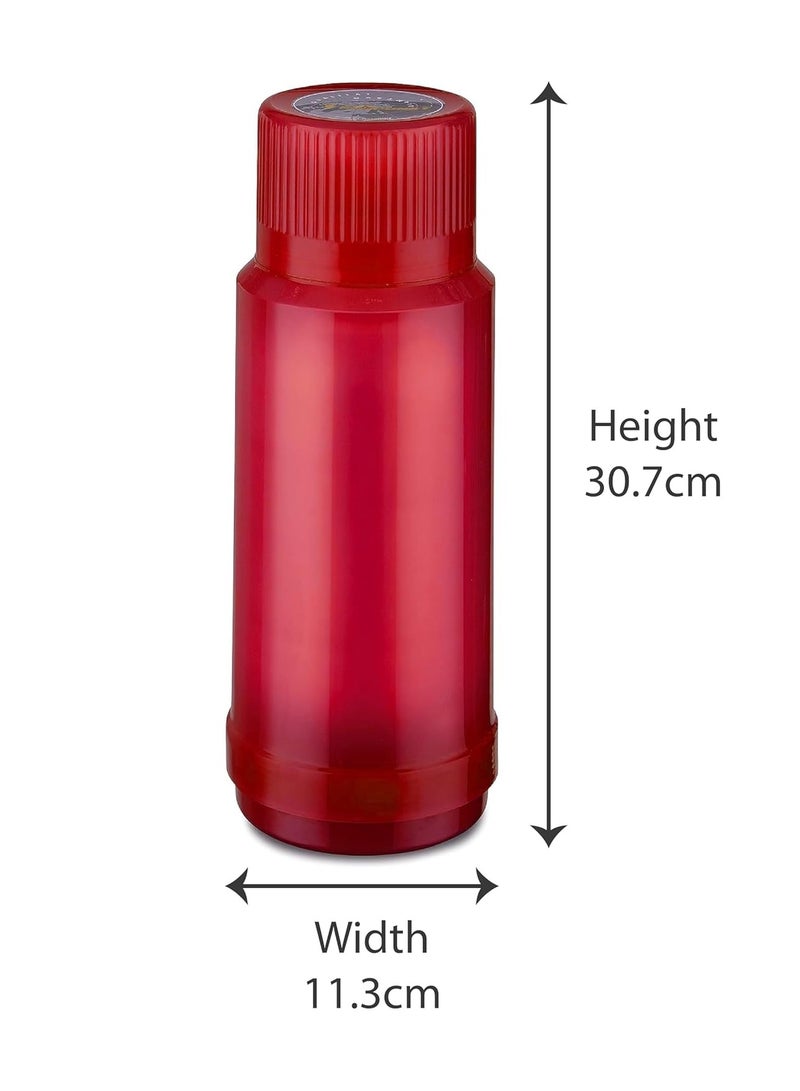 ROTPUNKT 1L Thermos Flask  Premium German-Made Vacuum Insulated Bottle with Lid/Cup - Image 3