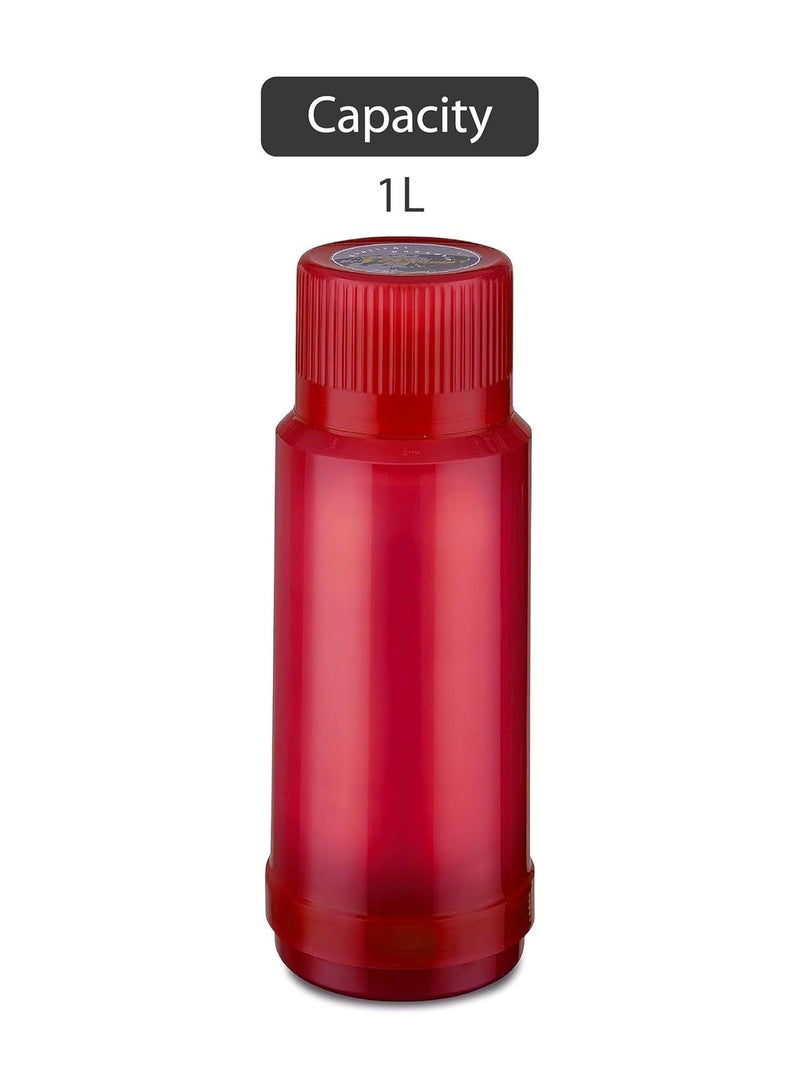 ROTPUNKT 1L Thermos Flask  Premium German-Made Vacuum Insulated Bottle with Lid/Cup - Image 4