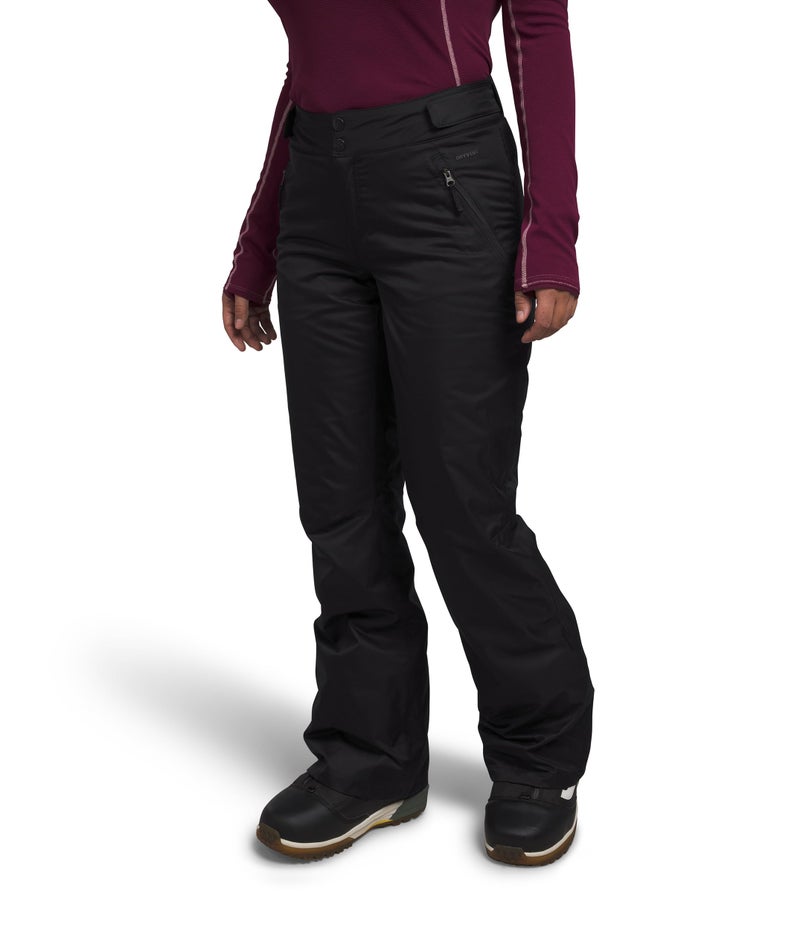 THE NORTH FACE Women's Sally Insulated Snow Pant | Waterproof & Breathable, Built-In Hem Gaiter with Gripper Elastic & Boot Clip, TNF Black, X-Small Regular - Image 1