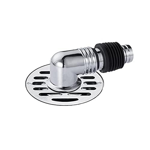 Rasikvar Odor Sewer Bathroom Floor Drain with Easy Connector for Washing Machine Outlet Pipe Connector Anti-Reverse Water Overflow for Kitchen, Toilet, Balcony (L-Shape Ring) - Image 2