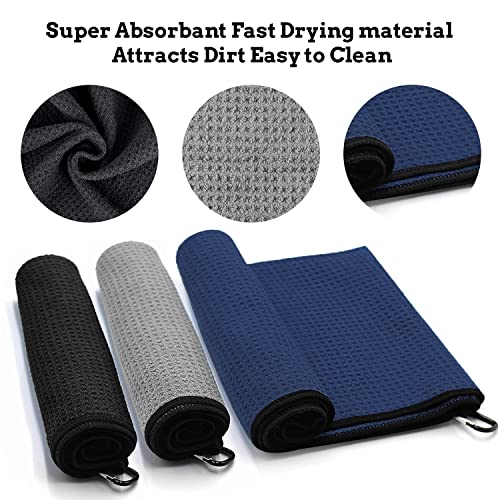 ToVii Golf Towels for Bags - Men's Golf Bag Towel & Accessory Gift - Image 2