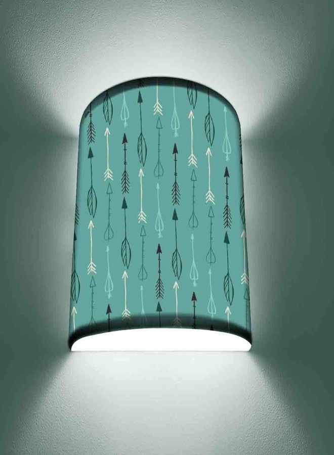 Nutcase 7W Wall Mounted Half Shade Lamp Lights , Green - Image 2