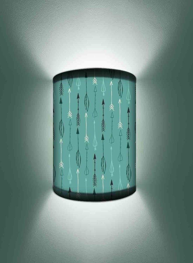 Nutcase 7W Wall Mounted Half Shade Lamp Lights , Green - Image 4