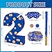 Lcoor Cookie 2nd Birthday Decorations 157 Cookie Number 2 Piata with Blindfold Stick and Confetti for Cookie Birthday Party Supplies 2nd - Image 4