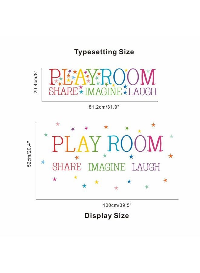 TOARTi Colorful Classroom Wall Decal Wall Stickers Girls Bedroom Room Decoration - Image 4