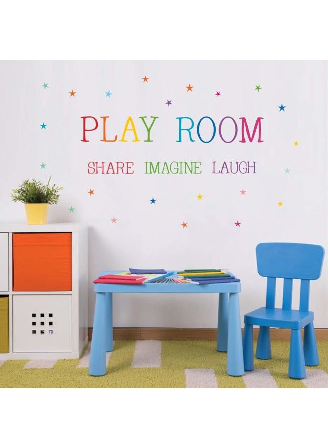 TOARTi Colorful Classroom Wall Decal Wall Stickers Girls Bedroom Room Decoration - Image 2