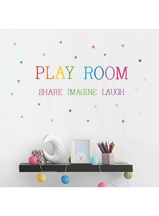 TOARTi Colorful Classroom Wall Decal Wall Stickers Girls Bedroom Room Decoration - Image 3