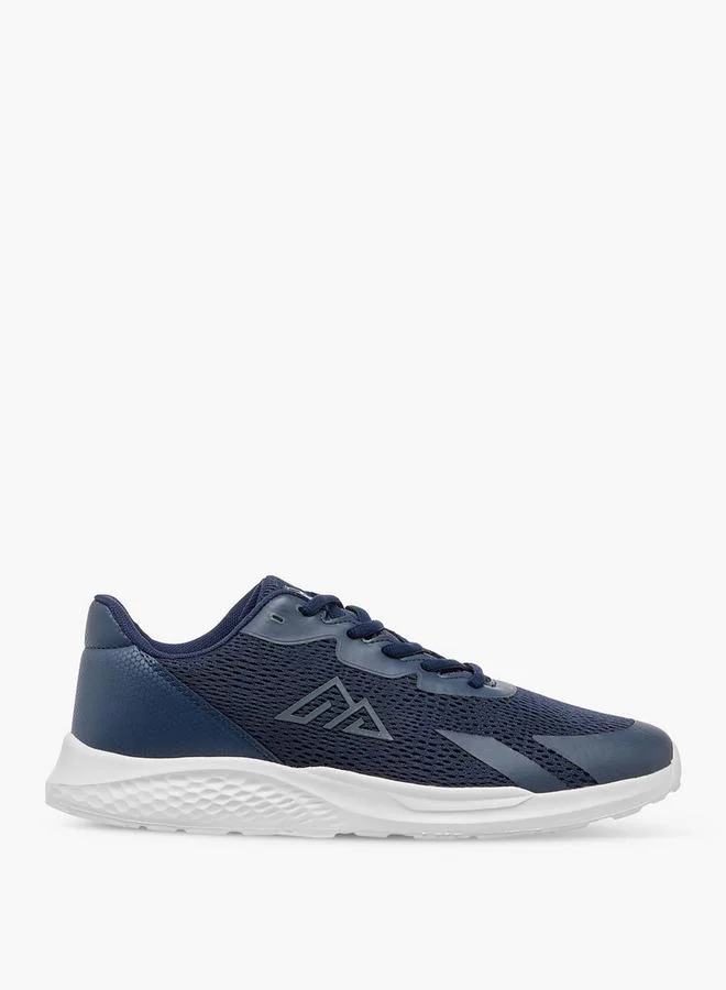 Oaklan by Shoexpress NAVY Textured Sports Shoes with Lace-Up Closure for Men | Best Price UAE