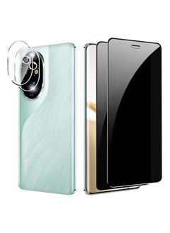 General [2 Pack] Privacy Screen Protector Compatible with Honor 200 Pro 5G + [2 Pack] Glass Camera Lens Protector, Anti-Spy Tempered Glass Film, Anti-Scratch, Bubble-Free  - Image 1