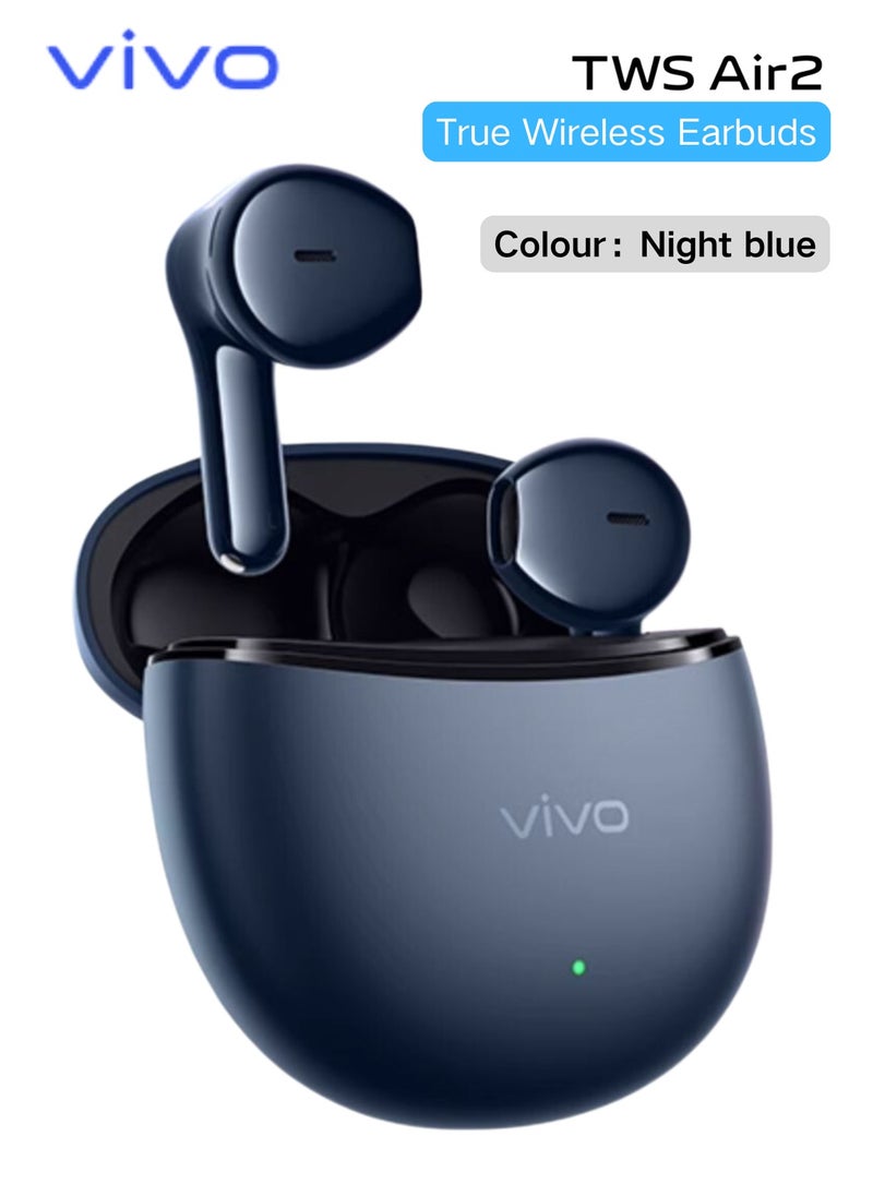 vivo TWS Air2 Earbuds  True Wireless Bluetooth 5.3, High-Fidelity Sound, Gaming Mode, Comfort Fit, IP54 Water-Resistant, Long Battery Life - pzsku/ZC4A7175A905D09BF8473Z/45/1741669573/4ad26cd1-7b0a-46a6-af9d-dc8b51604301