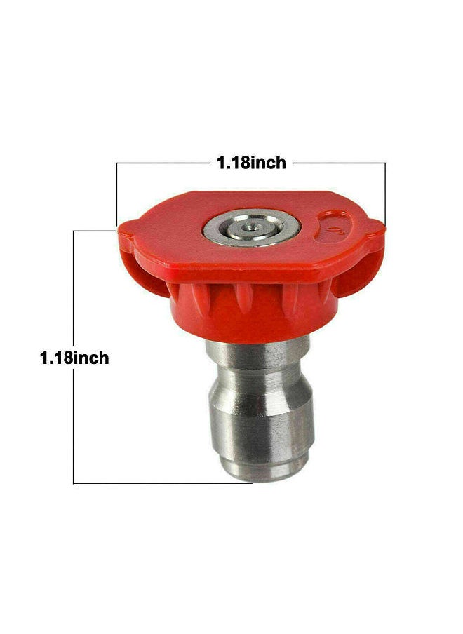 Generic - Snow Foam Lance Auto Pressure Washer Jet Quick Release Foam Sprayer with 1/4'' Inch Quick Connector & 5 Washer Nozzle Tips - Image 1