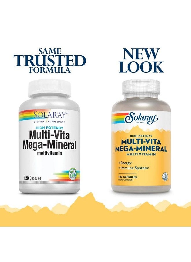 Solaray - Multivita Megamineral Multivitamin Capsules ; 120 Count - Image 1
