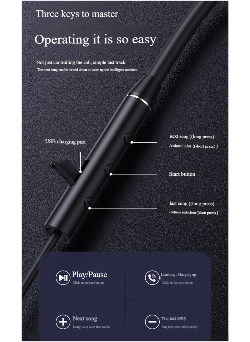 Bullets Wireless Earphones,Bluetooth 5.3 Headphones 4-Mics ENC Clear Call, Bluetooth Earbuds Touch Control 20 Playtime, IPX6 Waterproof TWS, Light-Weight Sport Earphones