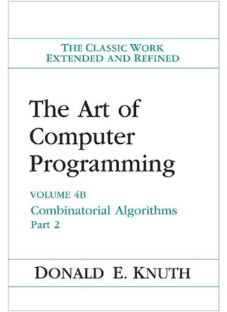 ART OF COMPUTER PROGRAMMING VOL 4B - pzsku/ZC4A758D6AF3A8B80A319Z/45/_/1705919444/c1b28aa1-c09c-489e-a402-0b91d29bc074