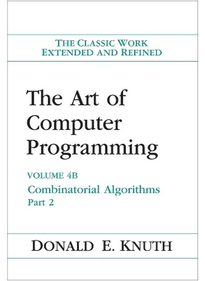 ART OF COMPUTER PROGRAMMING VOL 4B