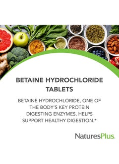 Nature's Plus Betaine Hydrochloride, 600 Mg, 90 Tablets  - Image 3