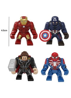 Pogo 4-Piece Marvel Avengers Superhero Mini Figures High Quality Assembled Block Set For Collectors and Kids  - Image 2