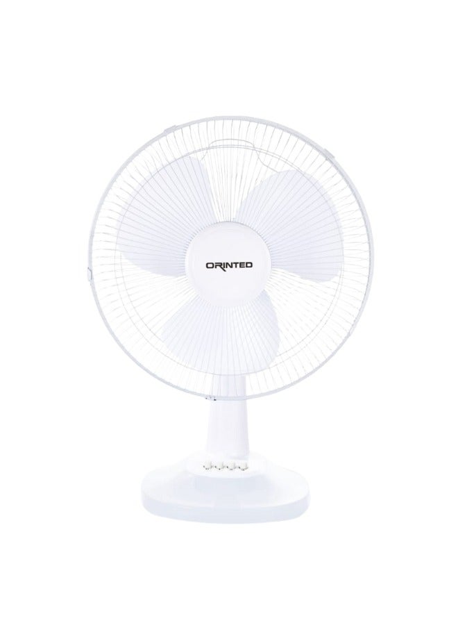 Desk Fan 45W | Three Blades, Silent Operation, 3 Aerofoil Cyclone Blades, MultiSpeed Wind Speed,Best For Bedroom, Office, Living Room, Rest Area ((45W))  - Image 1