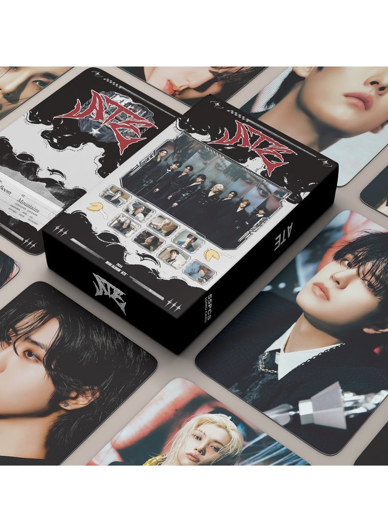 Beauenty 55Pcs Stray Kids ATE LOMO Cards Set SKZ Album Mini PhotoCards SKZOO 2025 K-pop SK Collectors Poster  - Image 1