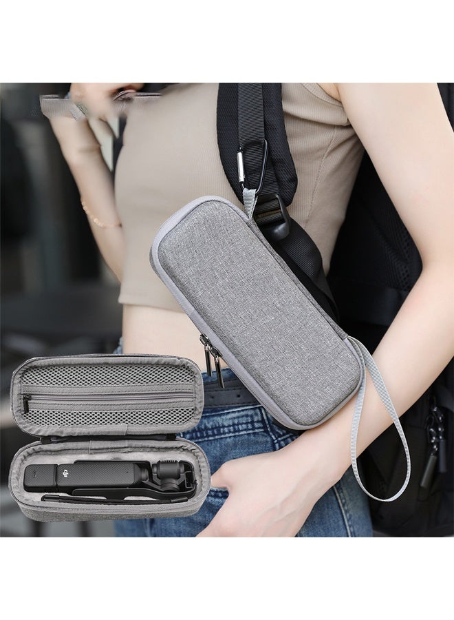 Portable Carrying Case Fit for DJI Osmo Pocket 3, Compact Travel Portable Storage Carrying Case, Portable Hard Storage Case, Hard Box Protective Shell Cover Bag, Carry Bag Pocket 3 Accessories (Grey) - Image 2