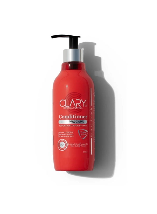 كلاري بلسم كلاري للشعر بروكابيل CLARY Hair Conditioner Procapil للشعر الجاف والمتضرر 300 مل - Image 1