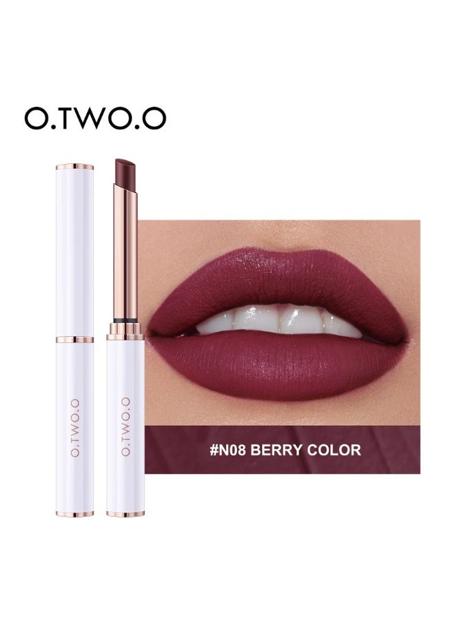 O.TWO.O  Long Lasting Velvet Matte lipstick thin tube Lipstick High Saturation Lipstick - Image 1