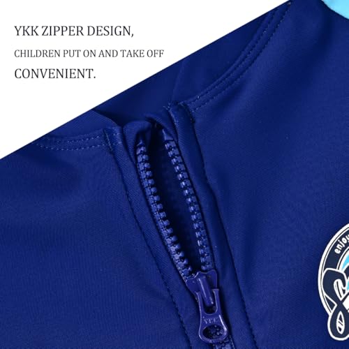 karrack Boys One Piece Rash Guard Swimsuit Kid Water Sport Short Swimsuit UPF 50+ Sun Protection Bathing Suits - Image 5