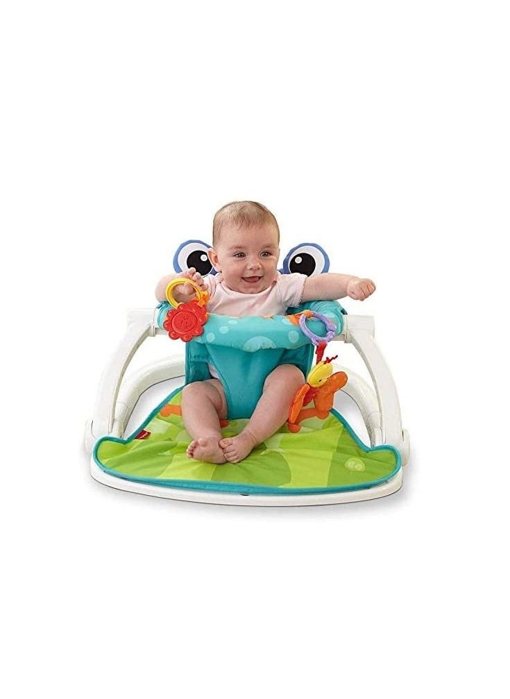BABY SEAT Frog Themed Baby Play Sit Me Up Floor Seat Multicolour  - Image 4