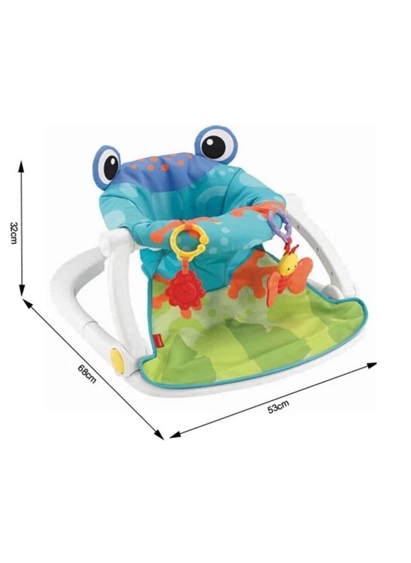 BABY SEAT Frog Themed Baby Play Sit Me Up Floor Seat Multicolour  - Image 1