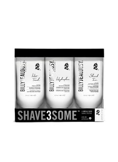 Shave3Some Travel-Size Trio Shaving Kit For Men With Heating Pre-Shave, Super Slick Shave Cream And Cooling After-Shave, Citrus Scent, 3 Fl Oz Each - pzsku/ZC4A7E3C5FF8C496B89FAZ/45/_/1734182910/02f9b978-0489-41bd-8d25-c332c10c7971