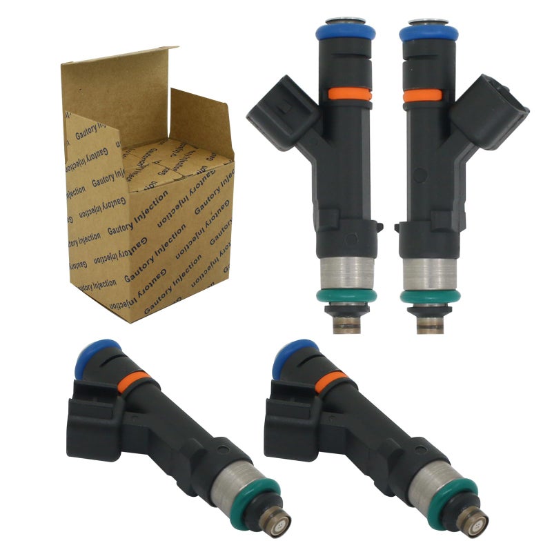 Gautory Fuel Injectors Compatible with Ford Focus 20082011 Fusion 20132017 CMax 20132016 EcoSport 2010 2013 2014 Transit Connect 20102013 Lincoln MKZ 20132016 L4 20L Replaces 0280158179 4 pcs - Image 2