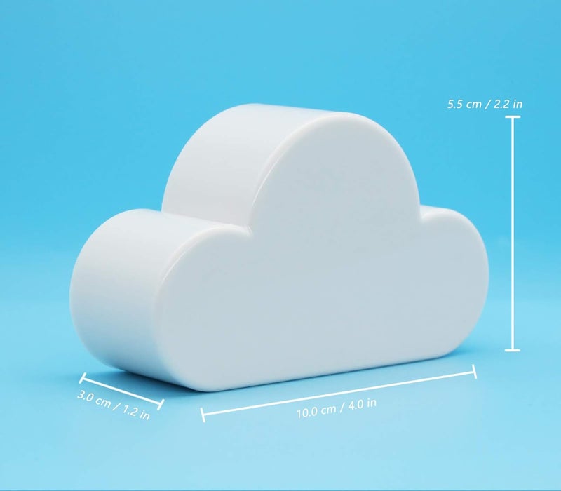 Meyerascal White Cloud Magnetic Key Holder for Wall, Strong Magnetic to Securely Hang Multiple Keys and Keychain, Novelty Cute Home Decorations, Easy to Install and Convenient to Use. (White) - Image 2