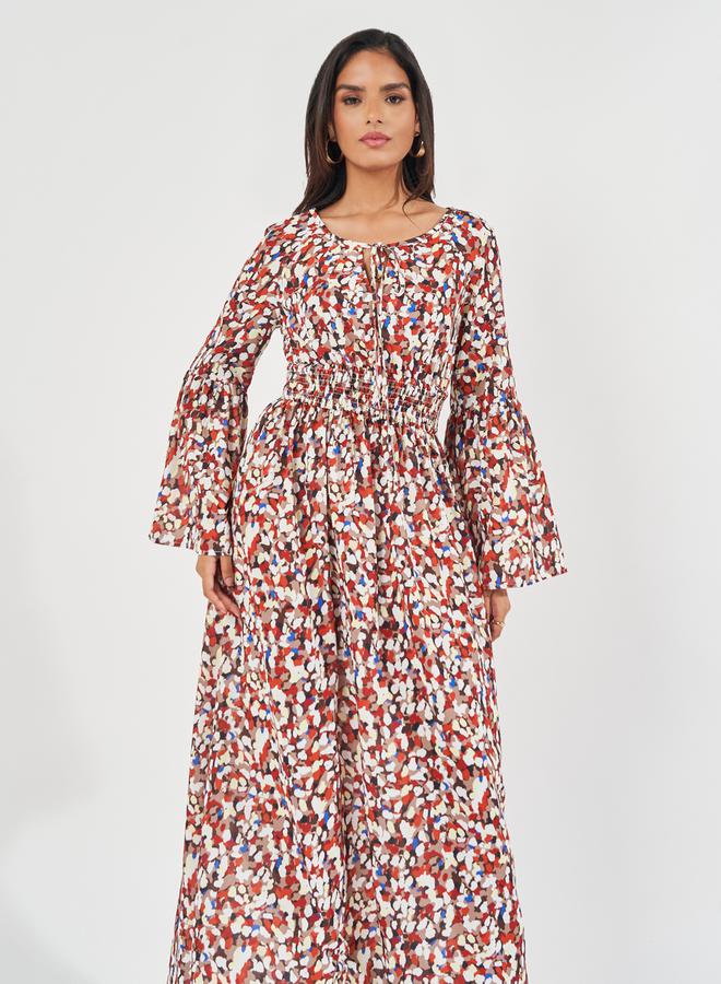 Styli Floral Print Maxi Dress  - Image 2