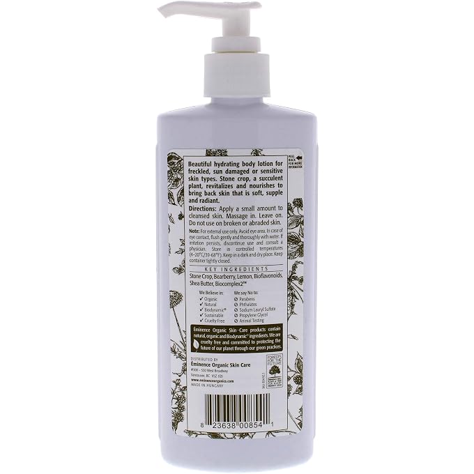 EMINENCE Organic Stone Crop Body Lotion, 8.4 Ounce - Image 2