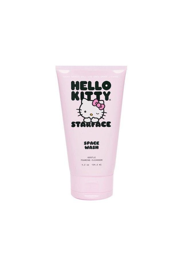 Starface X Hello Kitty Space Wash Foaming Facial Cleanser Made With Willow Bark Extract No Parabens No Sulfates Gentle On All Skin Types 42Oz