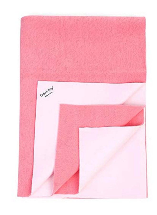 Quick Dry Baby Bed Protector (Large Salmon Rose) - Image 1